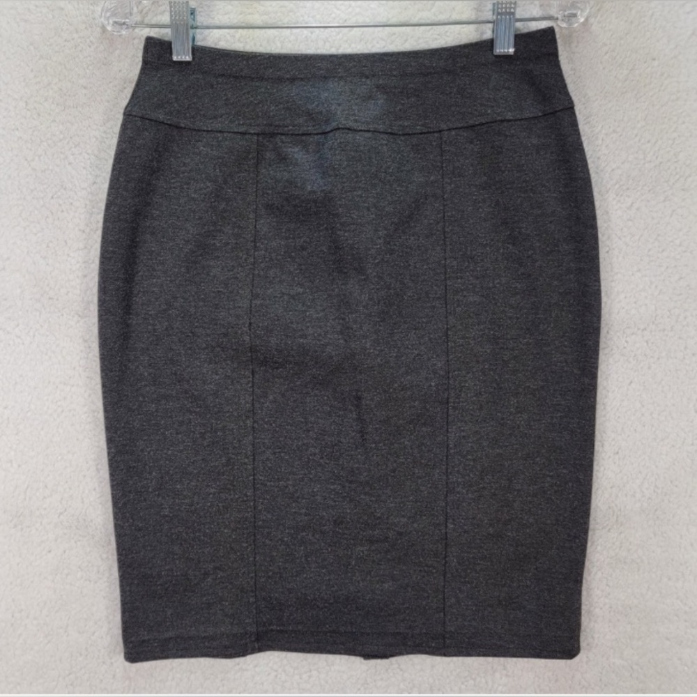 Ellen Tracy Classic Gray Women's stretch Skirt size large